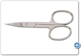 1025
Cuticle Nail Scissors
9.5cm, Curved