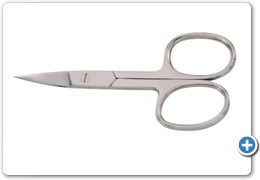 1025
Cuticle Nail Scissors
9.5cm, Curved