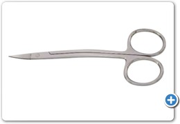 1027
Cuticle Scissors
9.5cm, Curved