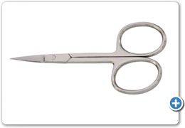 1028
Cuticle Nail Scissors
9.5cm, Straight