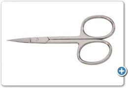 1028
Cuticle Nail Scissors
9.5cm, Straight