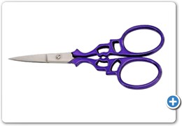 1074
Embroidery Scissors, 9cm
(Color Coated)