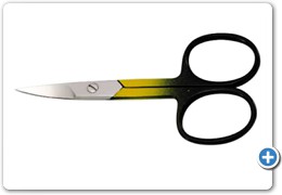 1076
Nail Scissors, 9cm, Curved
Straight (Color Coated)