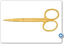 1098
Nail Scissors 9cm
Straight  (Full Gold)