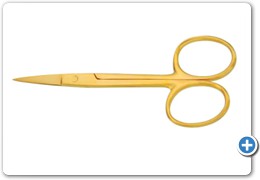 1099
Nail Scissors 9cm
Straight (Full Gold)