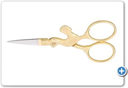 1069
Embroidery Scissors (Cock)
Half Gold
