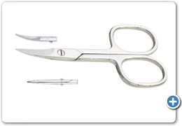 1034
Nail Scissors Curved, 3.5"
1035
Nail Scissors Straight, 3.5"