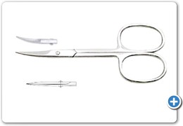 1036
Fine Scissors Curved, 3.5"
1037
Fine Scissors Straight, 3.5" 