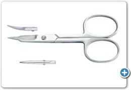 1044
Nail Scissors Arrow Point Curved, 3.5"
1045
Nail Scissors Arrow Point Straight, 3.5"