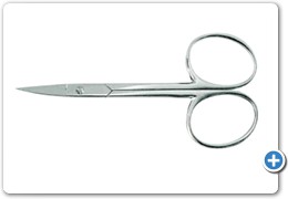 1051
Cuticle Scissors
Curved, 9cm