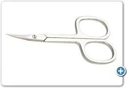 1055
Cuticle Scissors
Curved, 9cm