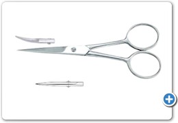 1059
Mustache Scissors Curved, 4", 4 1/2"
1060
Mustache Scissors Straight, 4", 4 1/2"