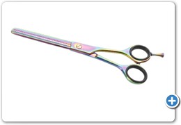 837
Thinning Grooming Scissors
Titanium Multi Coated
Size 7"